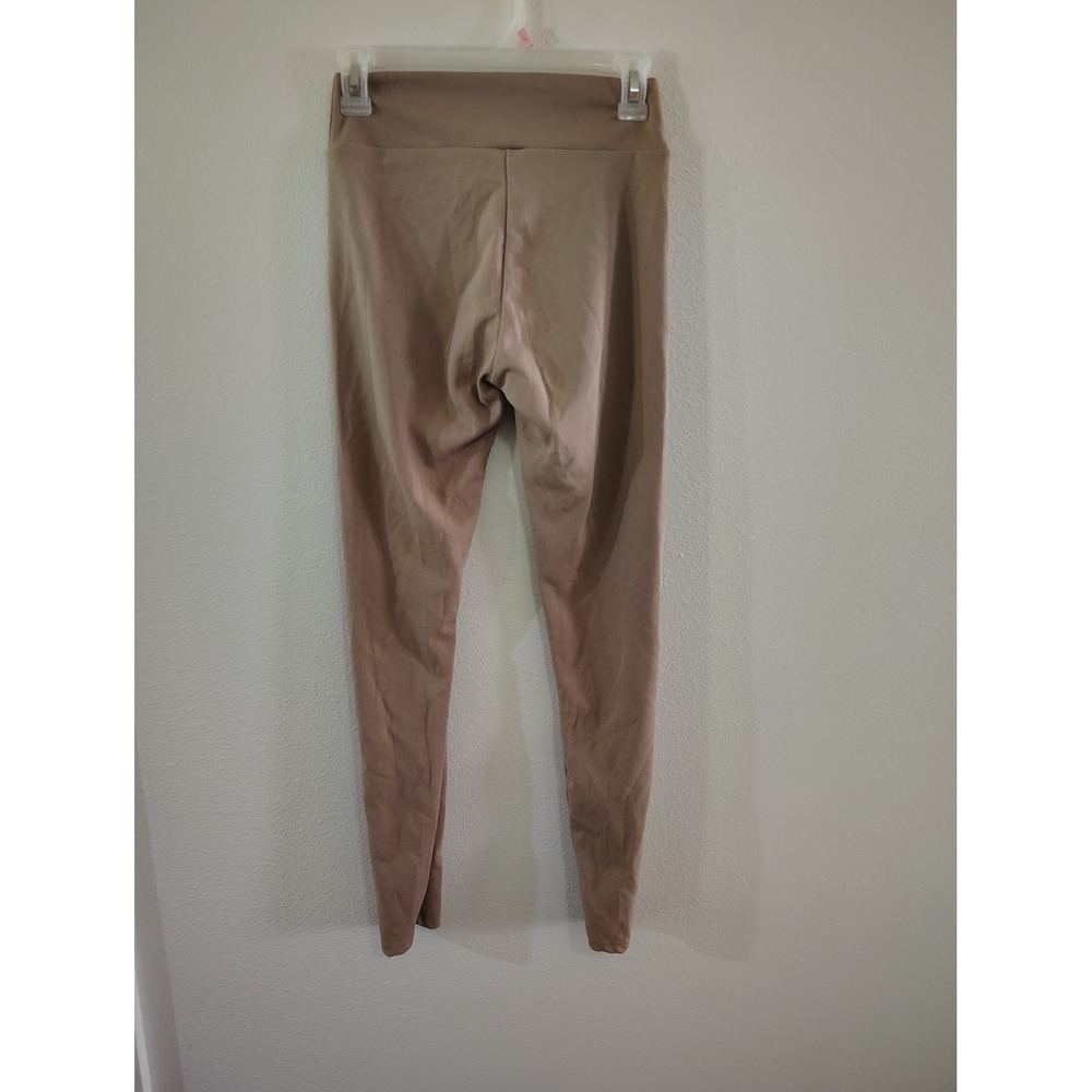 Charlotte Russe Tan Nude High Waisted Leggings S4007 Small